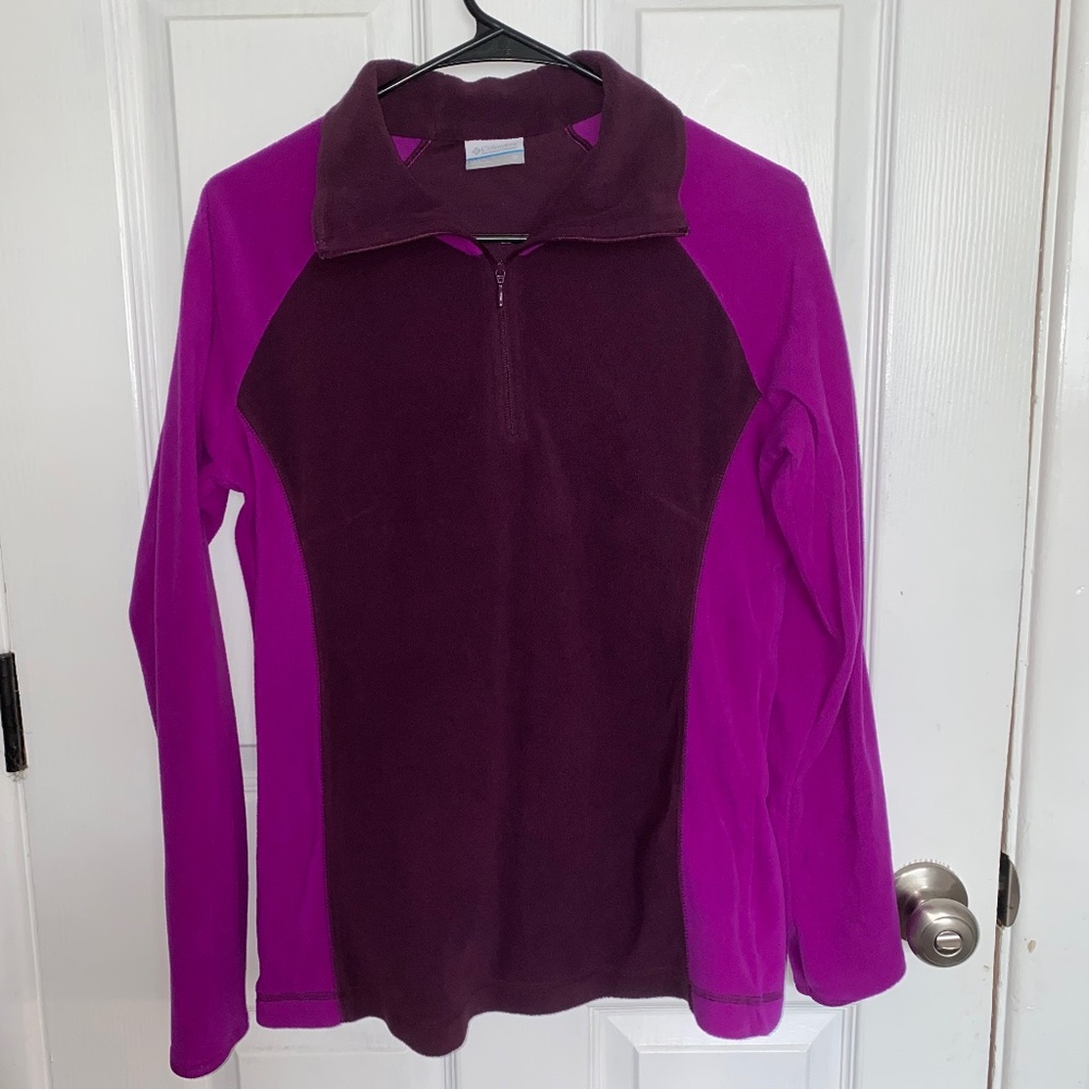 Columbia Womens Quarter Zip Fleece Pullover